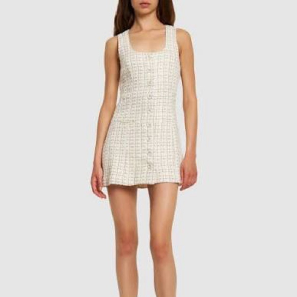 Reformation Janie Tweed Mini Dress - Size 4